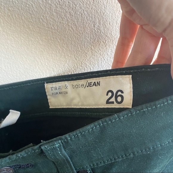Rag & bone forest green Skinny Jegging Sz 26 - Picture 6 of 8